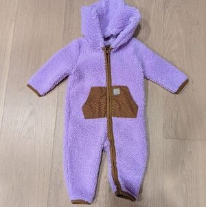Cozy Purple Kids One Piece
